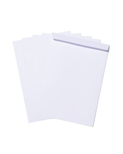 enveloppes C4 blanches - lot de 10 - 14100144 - HEMA