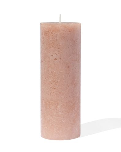 bougies rustiques marron 7 x 19 - 13504012 - HEMA