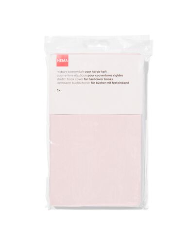 3er-Pack elastische Buchschoner, Pastellfarben - 14522238 - HEMA
