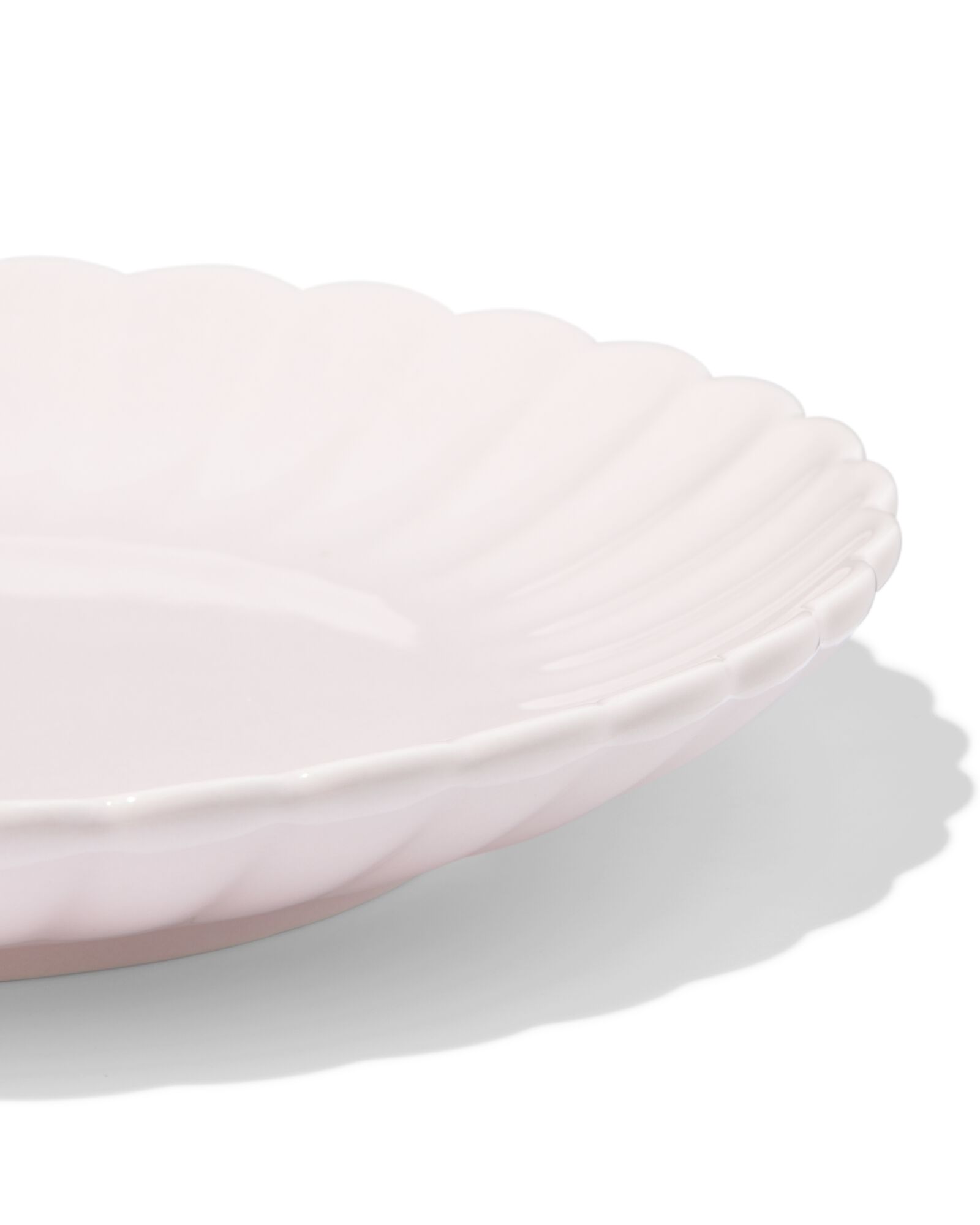 assiette &agrave; dessert ⌀14cm fa&iuml;ence fleur rose - 9650348 - HEMA