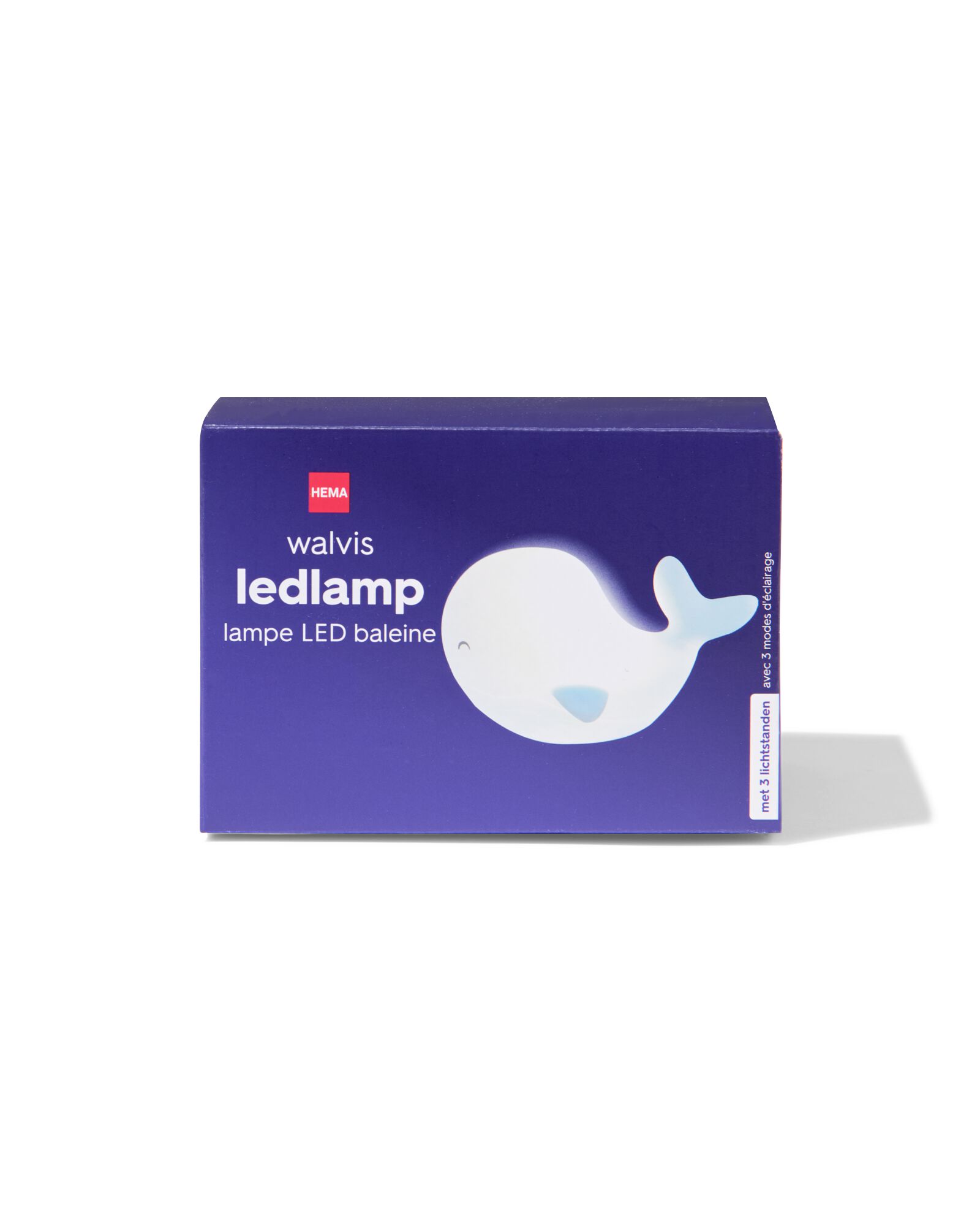 ledlamp 16.8x9.6cm walvis - 38400047 - HEMA