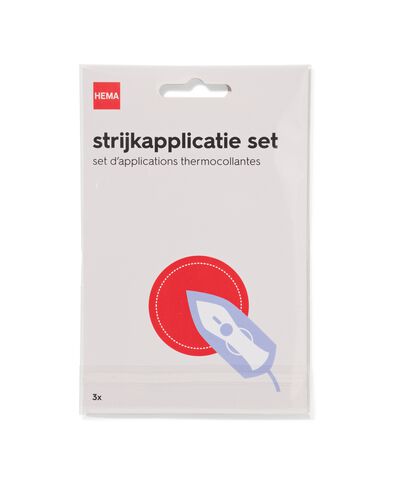 strijkpatches 5x5cm sport - 3 stuks - 1400328 - HEMA