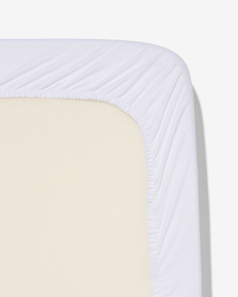 Split-Topper-Spannbettlaken, 180 x 200 cm, Baumwollperkal, weiß weiß 180 x 200 - 5110004 - HEMA