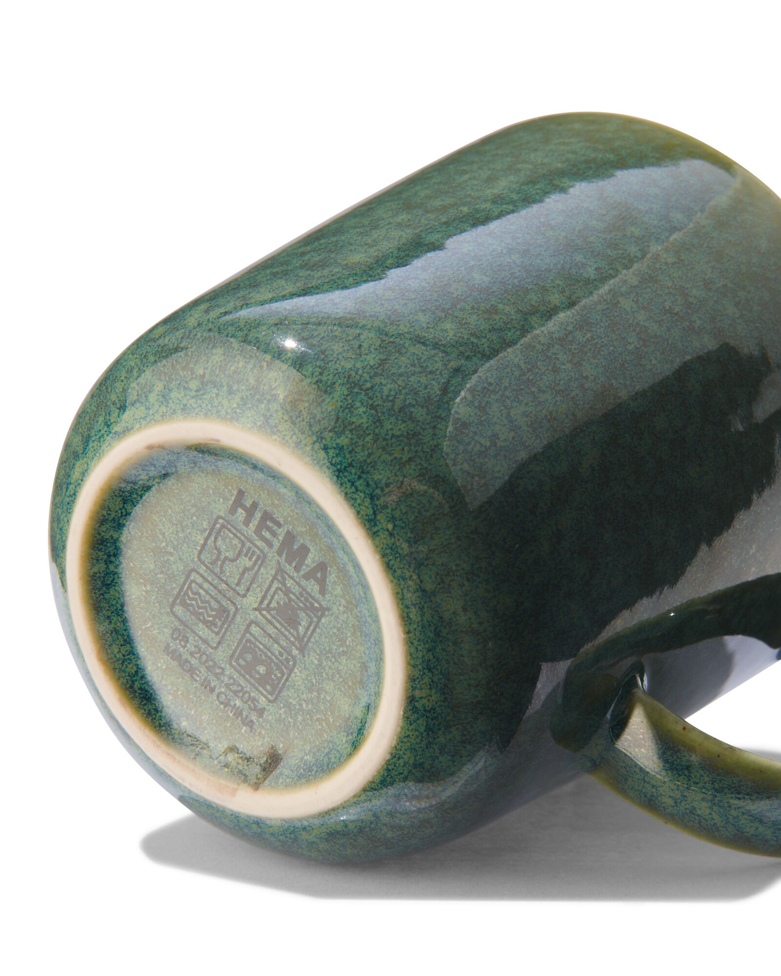 mug Chicago 280 ml - &eacute;mail r&eacute;actif - vert - 9602159 - HEMA