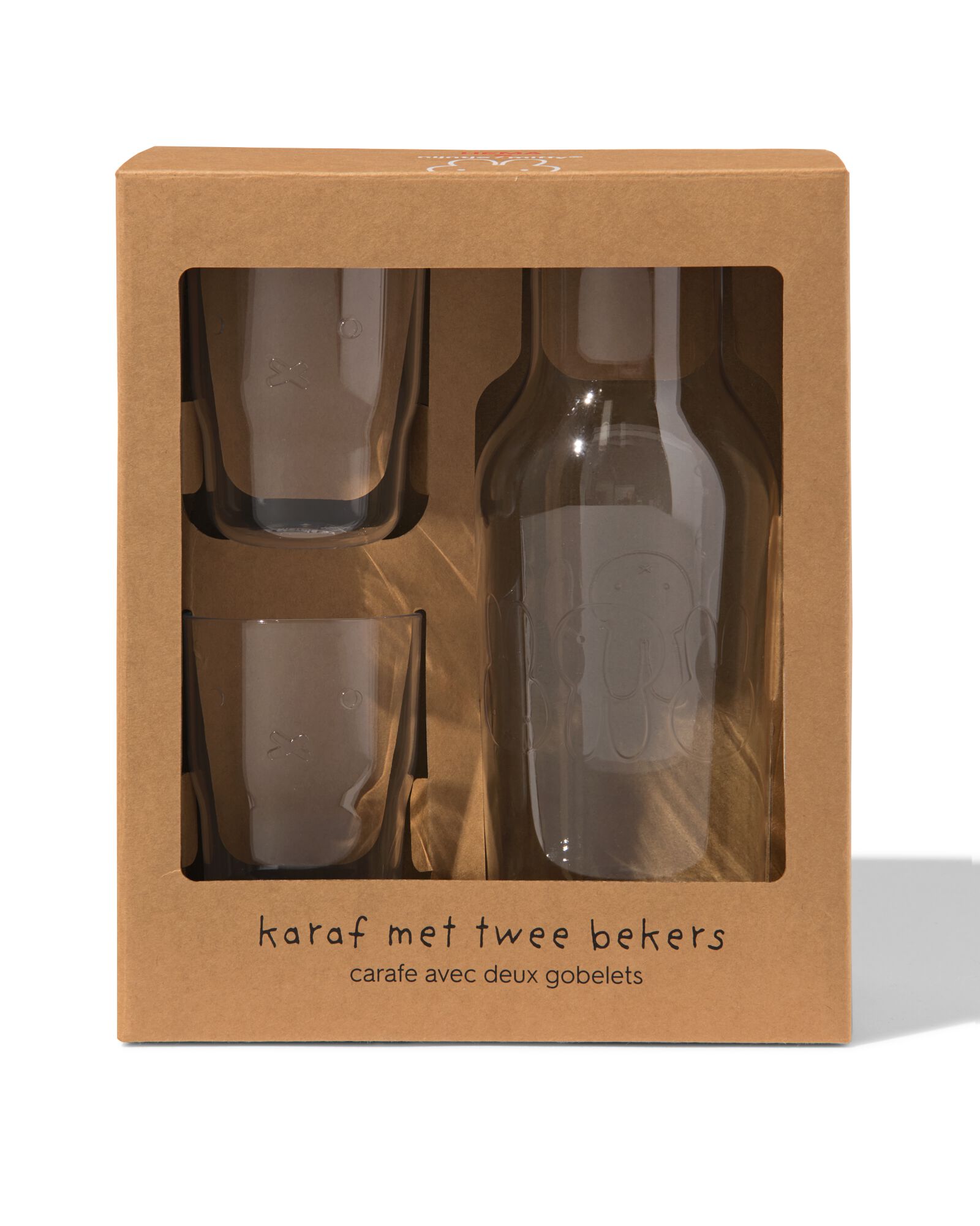 nijntje karaf met 2 bekers - 60470013 - HEMA