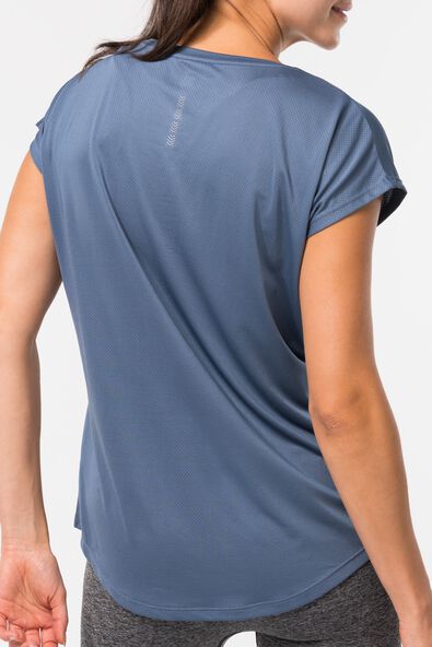 Damen-Sport-Shirt, Mesh mittelblau - 1000028840 - HEMA