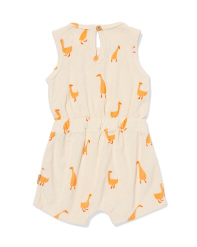 Newborn-Jumpsuit Frottee, Enten ecru - 33418320ECRU - HEMA