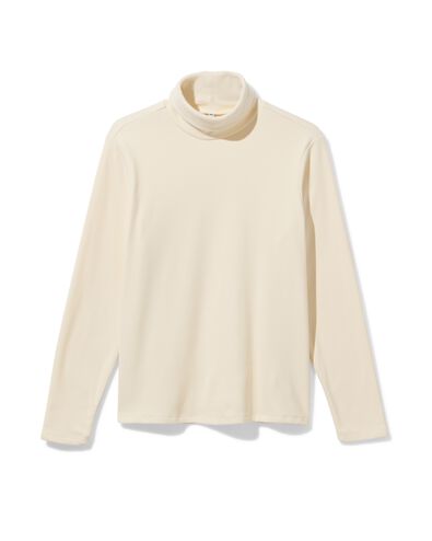 damestrui Emilia fleece gebroken wit gebroken wit - 36205930OFFWHITE - HEMA