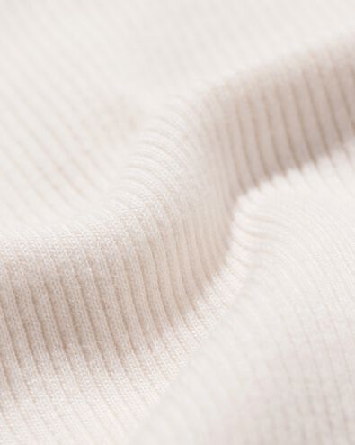 Newborn Mitwachsender Wickelstrampler, gerippt eierschalenfarben eierschalenfarben - 33450520OFFWHITE - HEMA