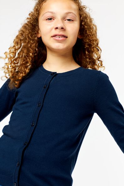 Kinder-Cardigan dunkelblau - 1000003115 - HEMA
