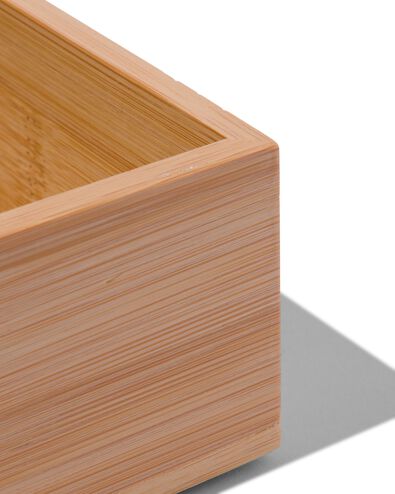 lade organizer 32,5x25x5,5 6-delig bamboe - 80340008 - HEMA