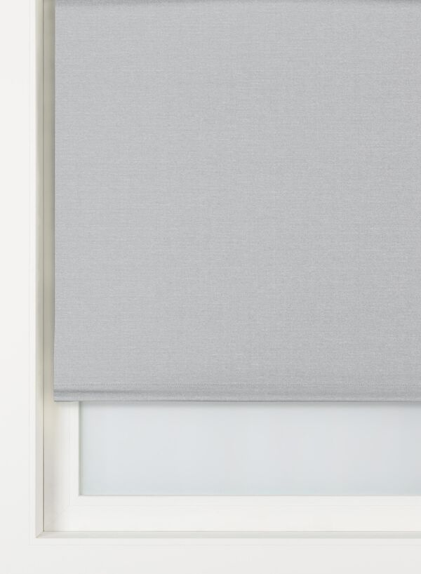 rolgordijn structuur grof lichtdoorlatend middengrijs middengrijs - 2000000239 - HEMA