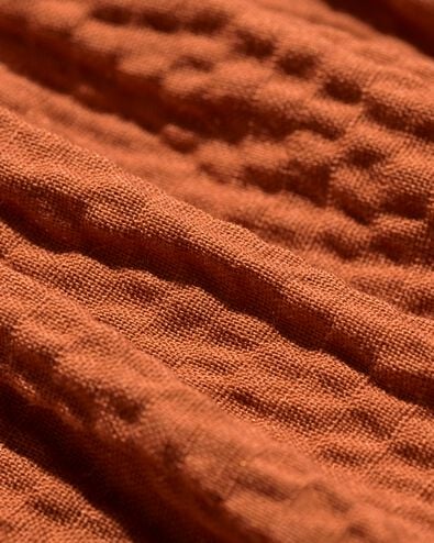 kinderjurk A-lijn geborduurd bruin bruin - 30847300BROWN - HEMA