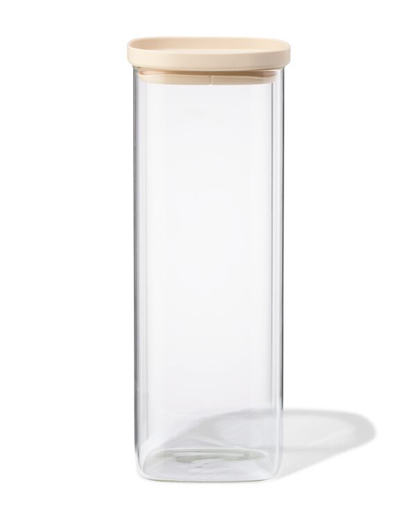 voorraad bus 2100ml glas met deksel - 80810527 - HEMA