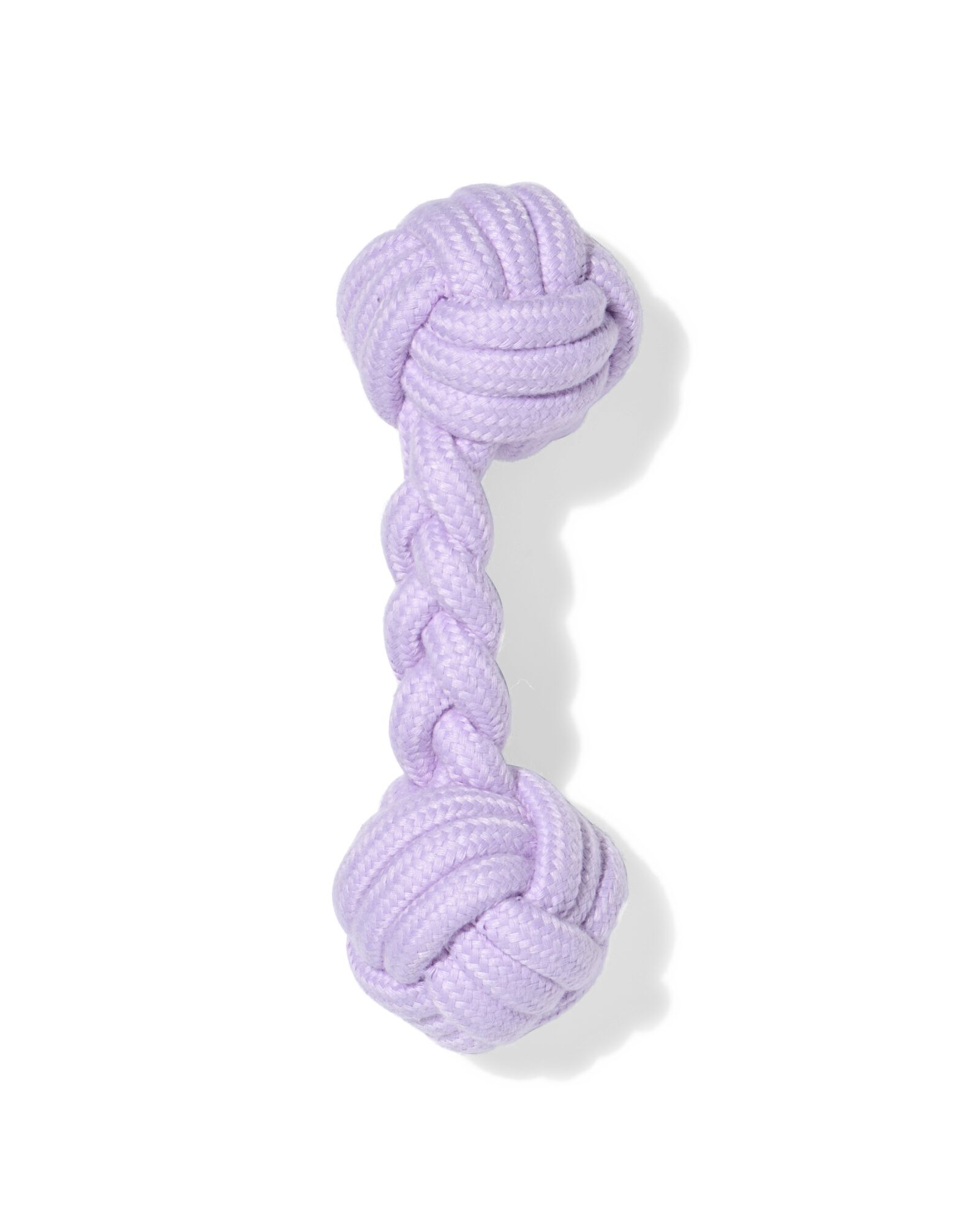 hondenspeeltje 17cm touw met knopen  - 61100340 - HEMA