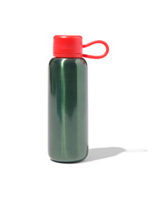 Wasserflasche, 300 ml, Edelstahl, grün/rot - 80600111 - HEMA