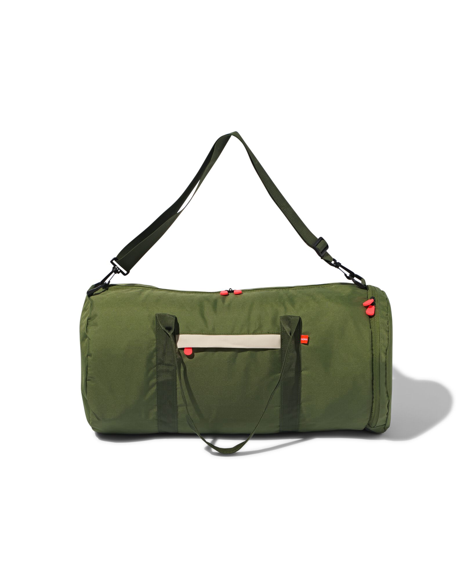 sac fourre-tout pliant rPET 38L 53x26x28 vert - 18640060 - HEMA