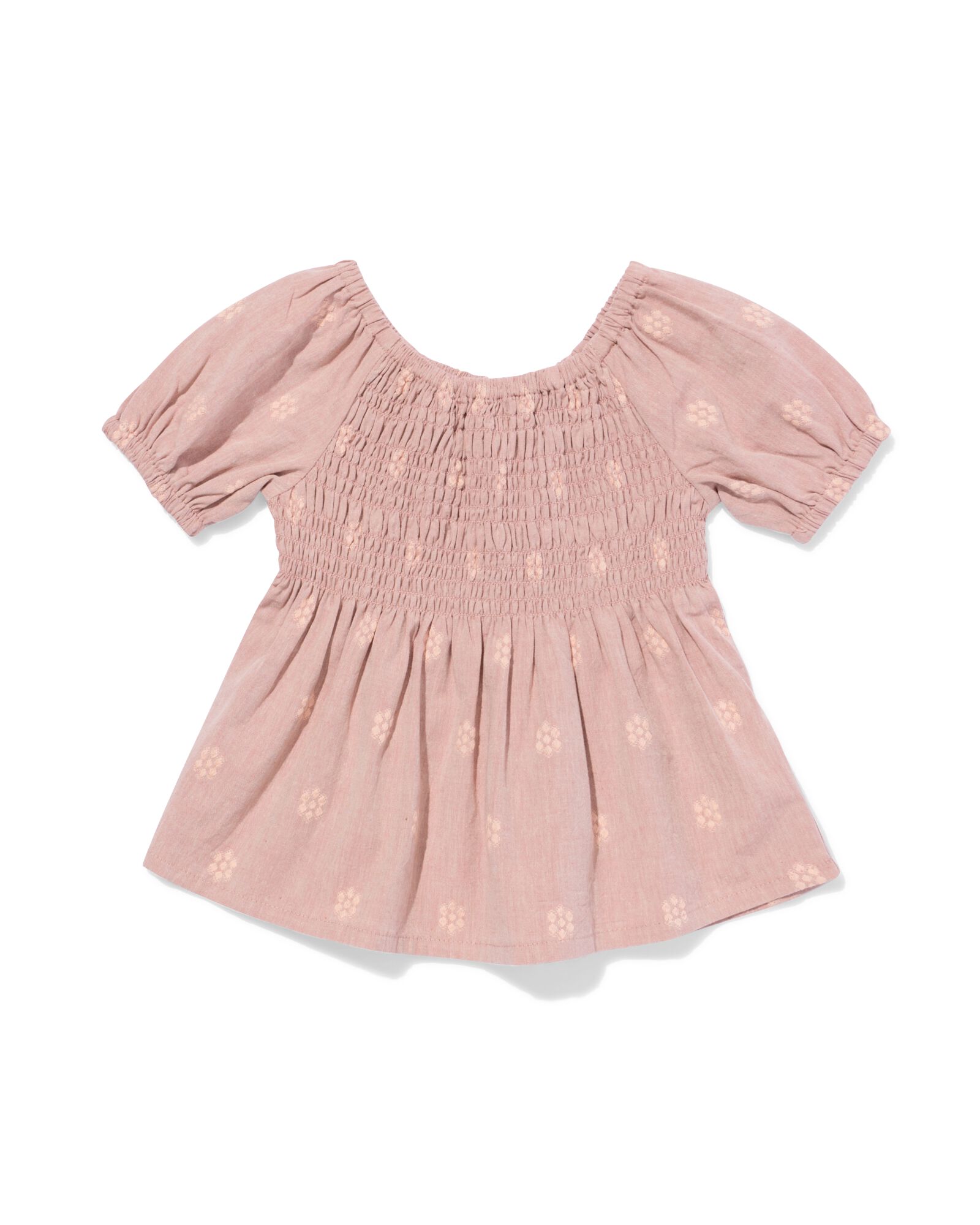 chemisier enfant fleurs vieux rose vieux rose - 30866027OLDPINK - HEMA