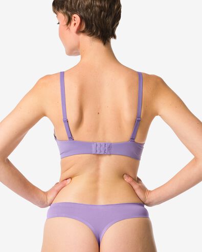 damesstring second skin micro lichtpaars - 19631355LIGHTPURPLE - HEMA