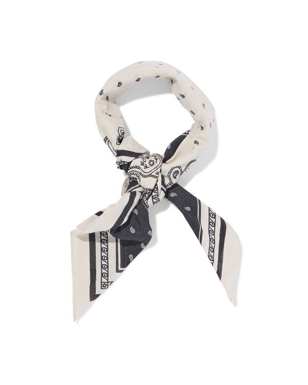 Schal 60 &times; 60 cm, Baumwolle, Paisley - 1760191 - HEMA