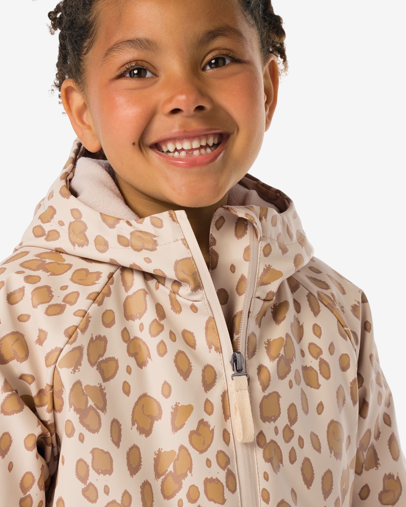 manteau enfant chin&eacute; &eacute;cru - 30859104ECRU - HEMA