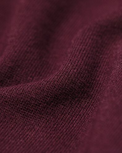 short sweat femme coupe ample bordeaux bordeaux - 36000589BURGUNDYRED - HEMA