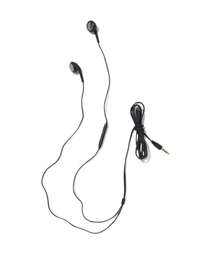 &eacute;couteurs semi-intra-auriculaires confort noir - 39620020 - HEMA