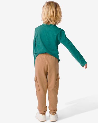 pantalon sweat cargo enfant sable 146/152 - 30777251 - HEMA