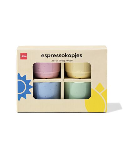 Espressotassen Pastell - 4 St&uuml;ck - 25800055 - HEMA