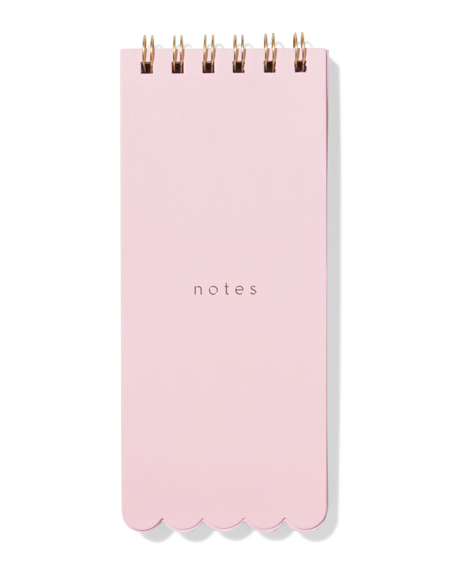 carnet de notes 20,6 x 8,5 cm rose - 14100229 - HEMA