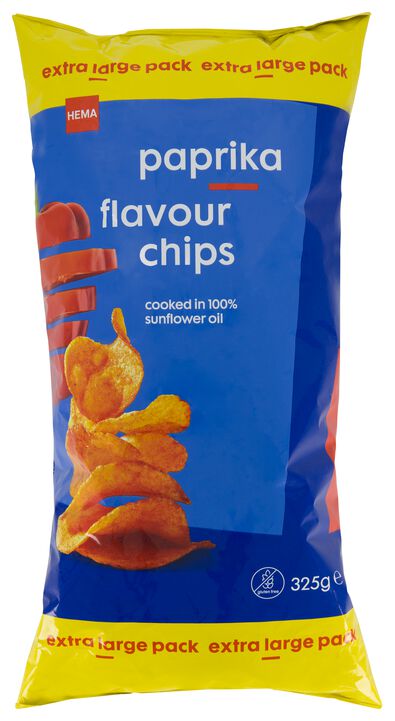 chips paprika 325 g - 10656219 - HEMA