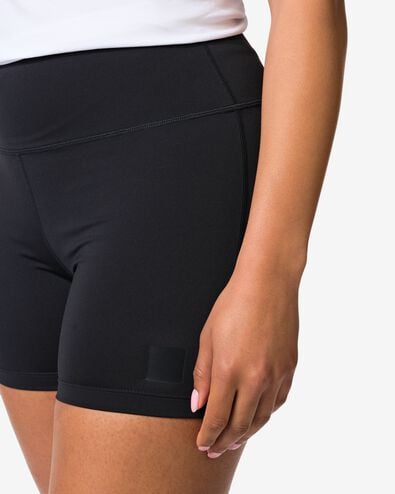 Damen-Radlerhose, kurz  schwarz schwarz - 36000577BLACK - HEMA