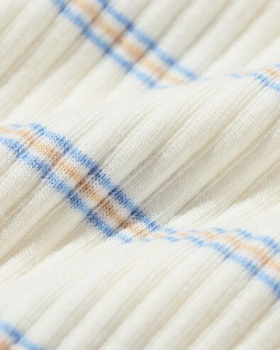 t-shirt nouveau-n&eacute; jersey rayures blanc cass&eacute; blanc cass&eacute; - 33453420OFFWHITE - HEMA