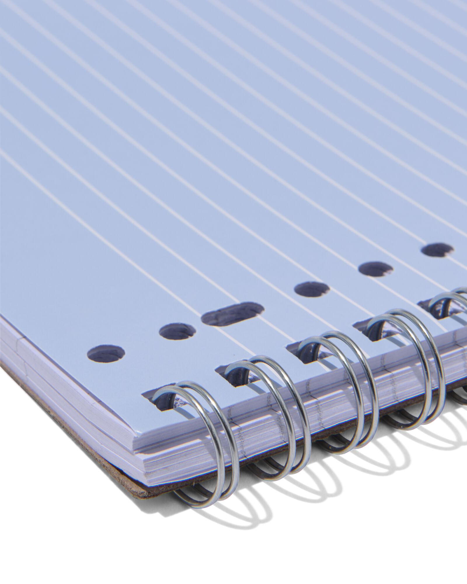 collegeblokken blauw A4 gelinieerd - 3 stuks - 14120214 - HEMA