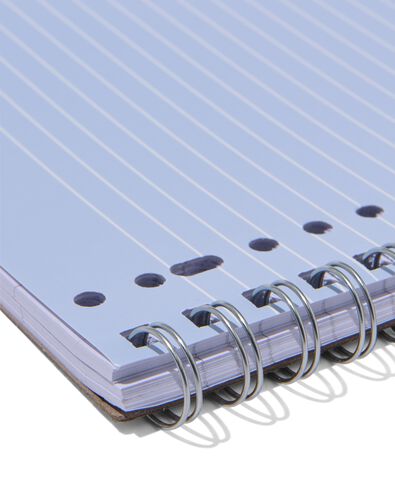 collegeblokken blauw A4 gelinieerd - 3 stuks - 14120214 - HEMA