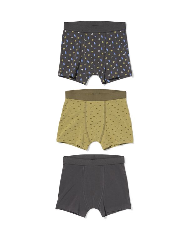 Kinder-Boxershorts Surfdesign &ndash; 3 St&uuml;ck anthrazit anthrazit - 19203960ANTHRACITE - HEMA