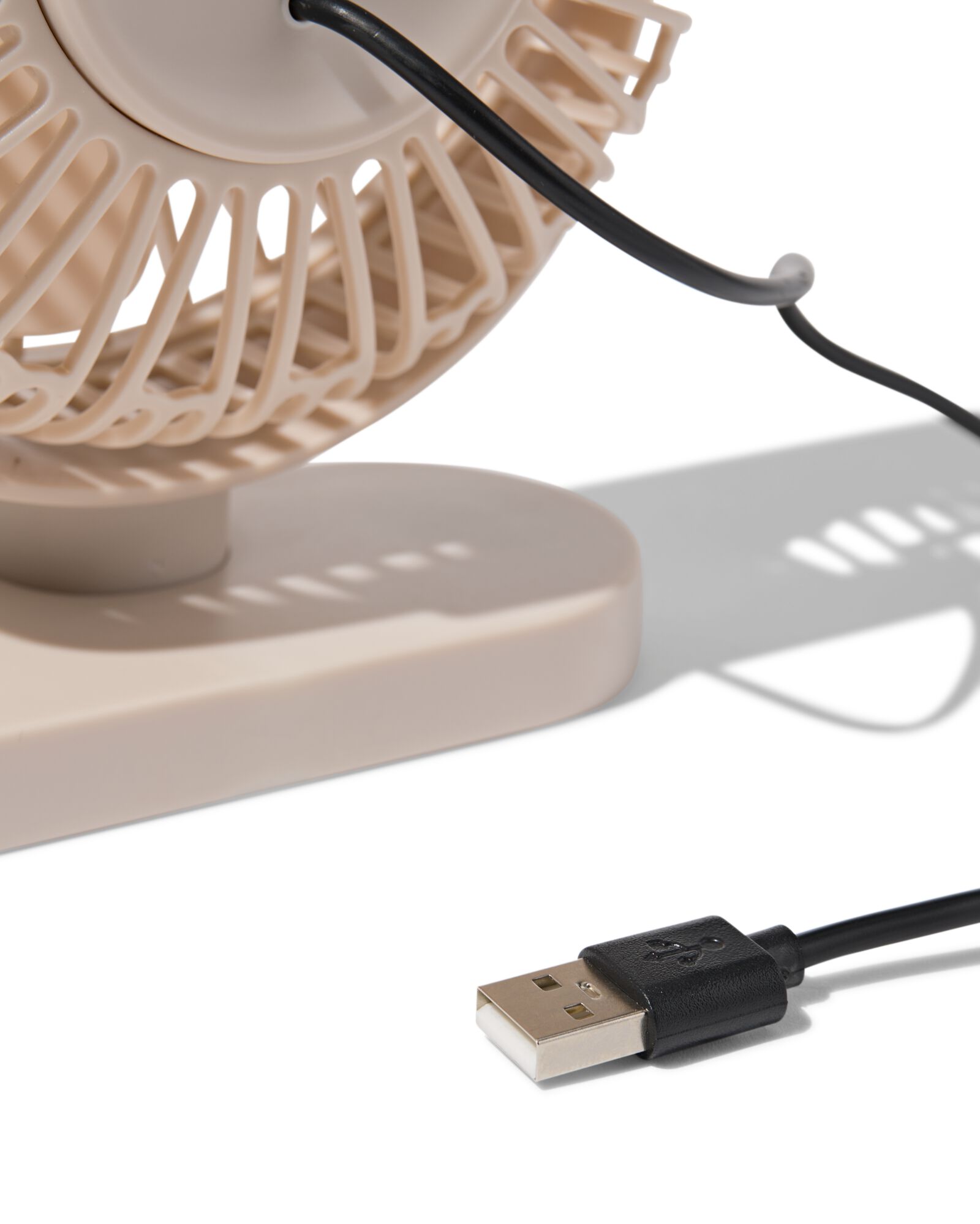 ventilateur de bureau ⌀17,5cm beige - 80200043 - HEMA