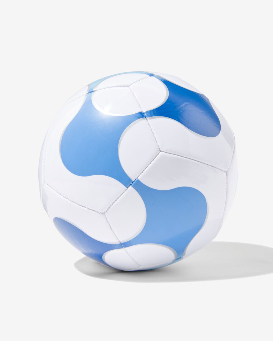 ballon de football bleu taille 5 Ø22cm - 15850085 - HEMA