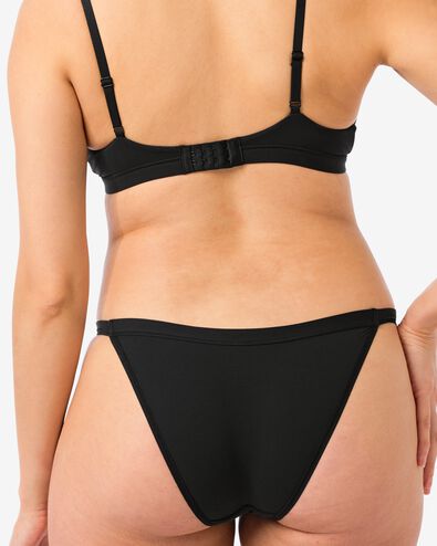 damestanga micro zwart zwart - 21900126BLACK - HEMA