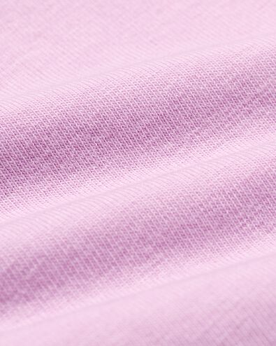Damen-T-Shirt, enge Passform, Rundhals rosa rosa - 36302080PINK - HEMA