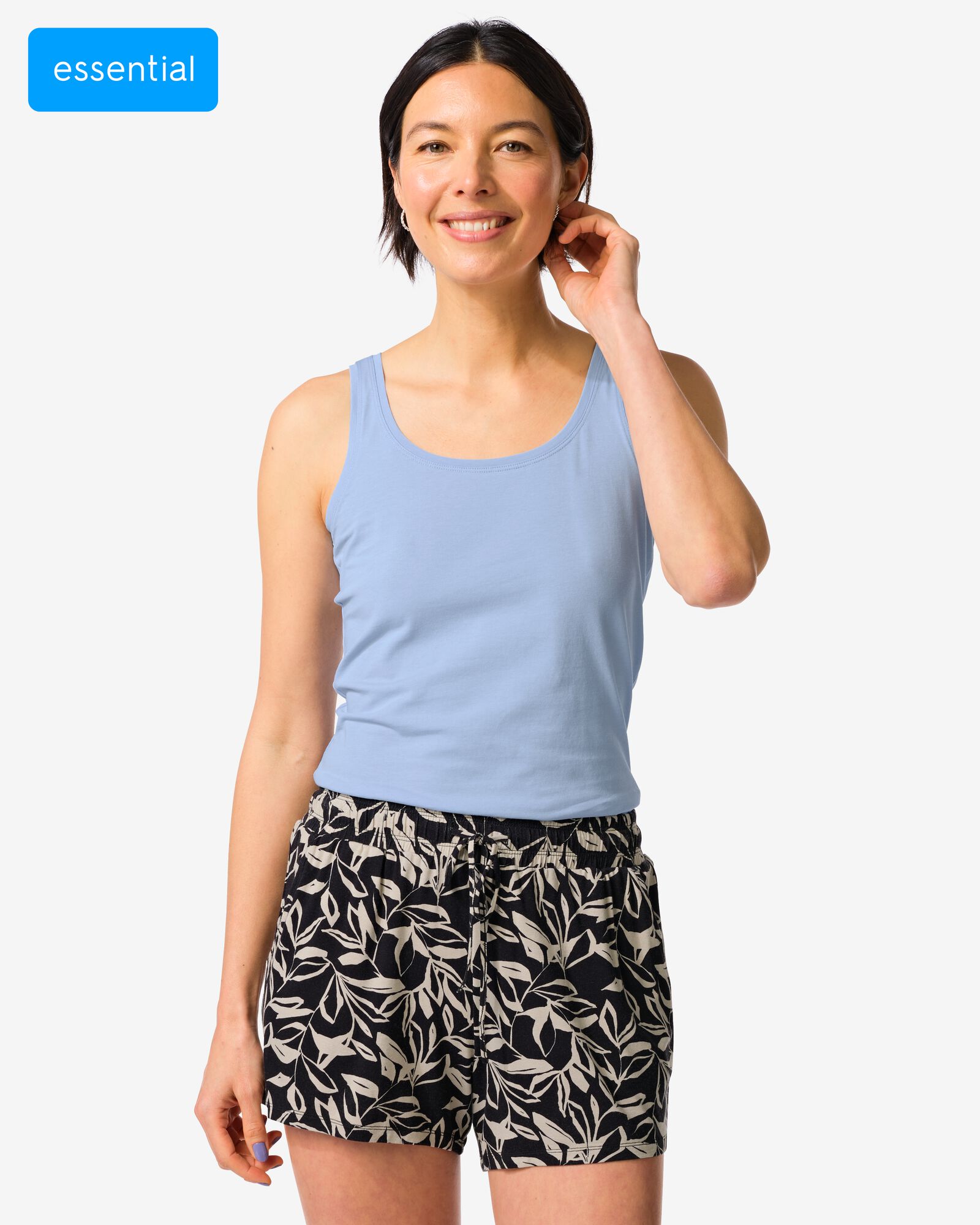 Damentop Carry hellblau hellblau - 36310380LIGHTBLUE - HEMA