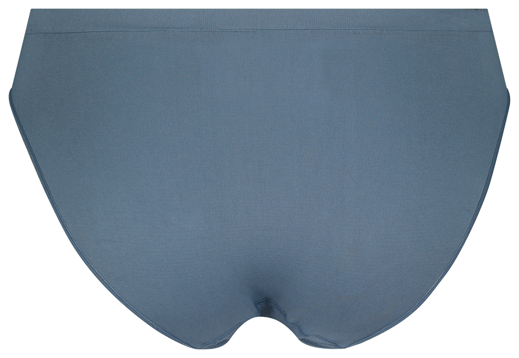 slip femme sans coutures en micro bleu moyen S - 19653761 - HEMA