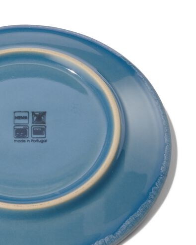 Kuchenteller Porto, 16.5 cm, reaktive Glasur, blau - 9602024 - HEMA