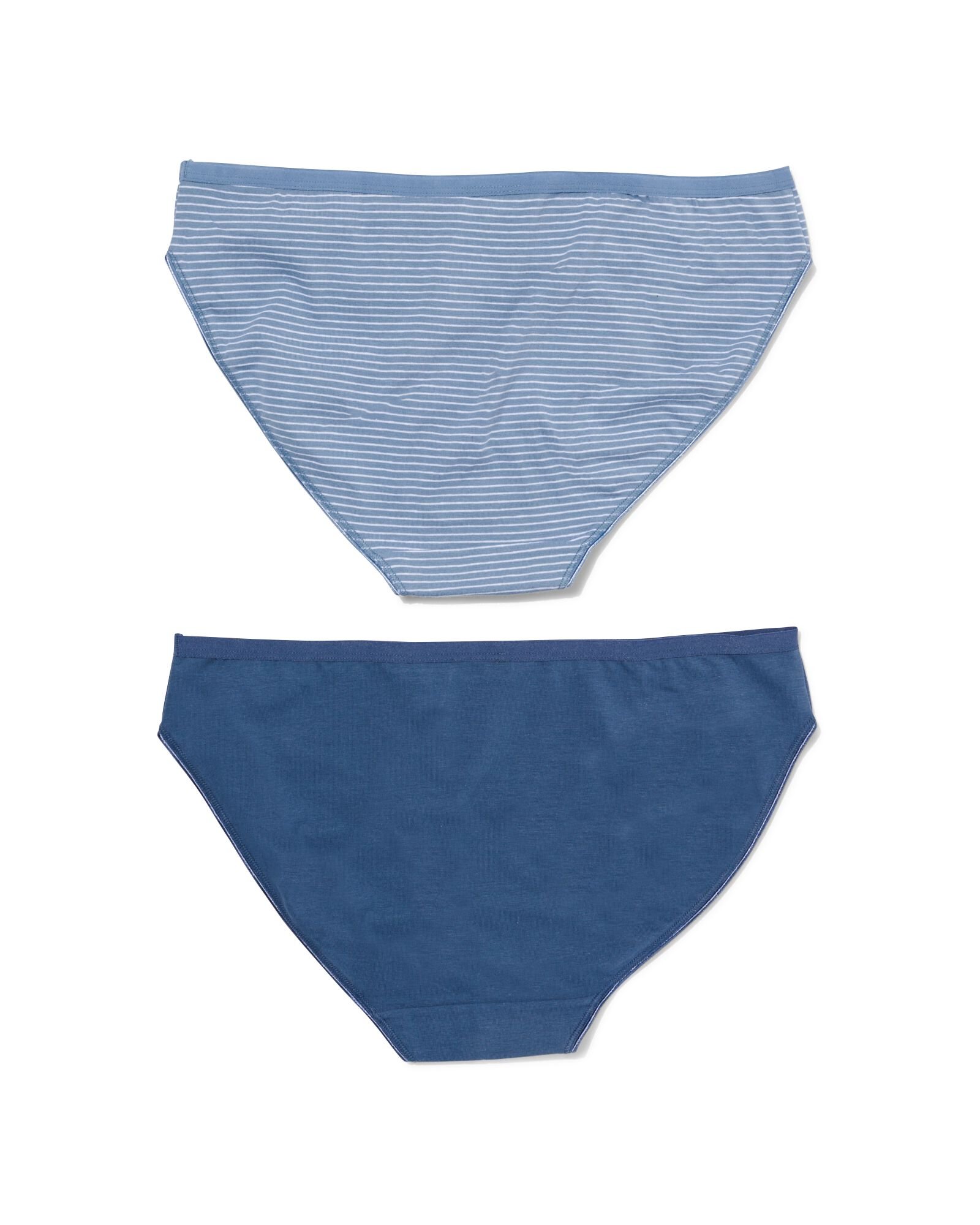 2er-Pack Damen-Slips, Baumwolle/Elasthan blau blau - 1000030282 - HEMA