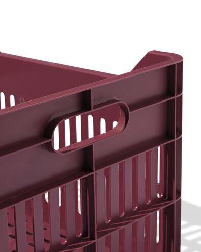 fietskrat 30L bordeauxrood - 41150117 - HEMA