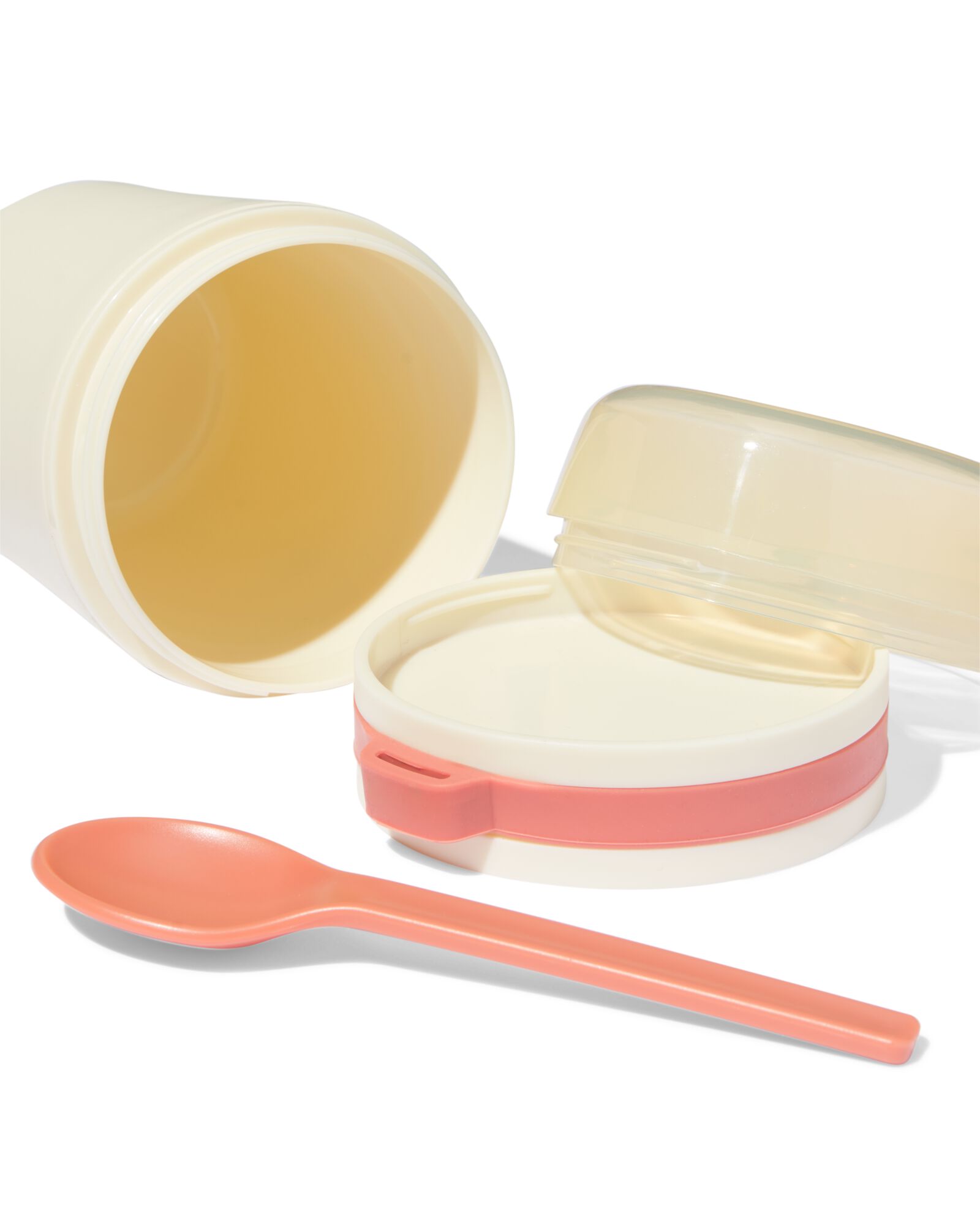 gobelet &agrave; yaourt &agrave; emporter 420 ml beige - 80650275 - HEMA