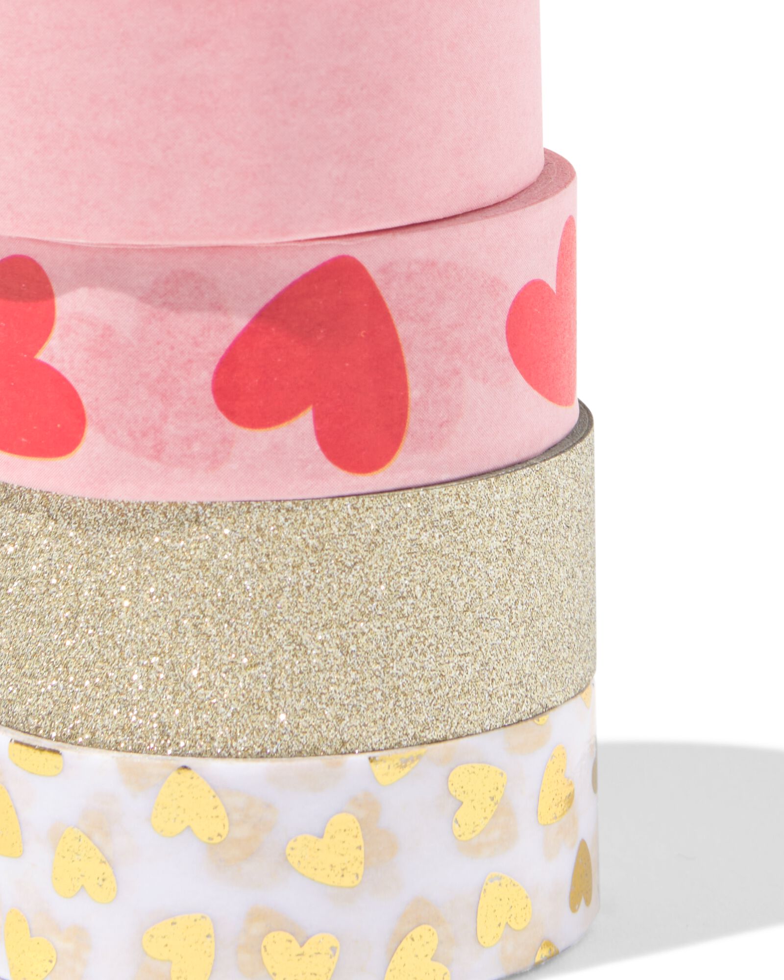 washi tape coeur - 4 pi&egrave;ces - 14793285 - HEMA