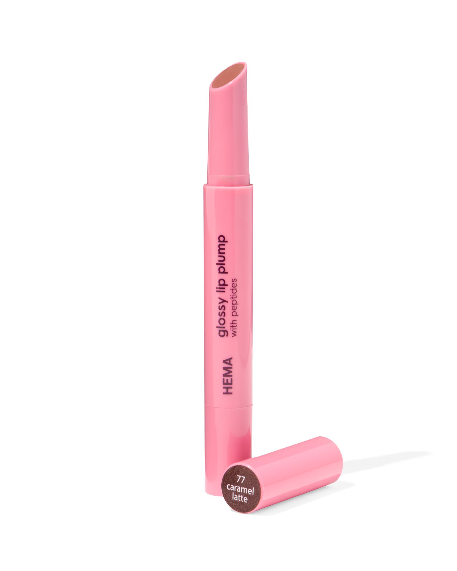glossy lipplump 77 caramel latte - 11230477 - HEMA