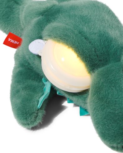 peluche crocodile avec veilleuse 22x22cm - 38400050 - HEMA