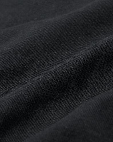 2 t-shirts basics enfant coton stretch noir 146/152 - 30729423 - HEMA